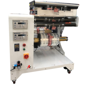 Film rewinder machine for Packaging line