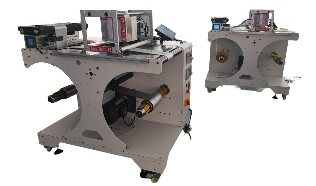 Film Rewinding Machine with Thermal Transfer Overprinter (TTO) ABLE A3