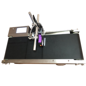 Industrial Inkjet Printer integrated with Conveyor Belt System