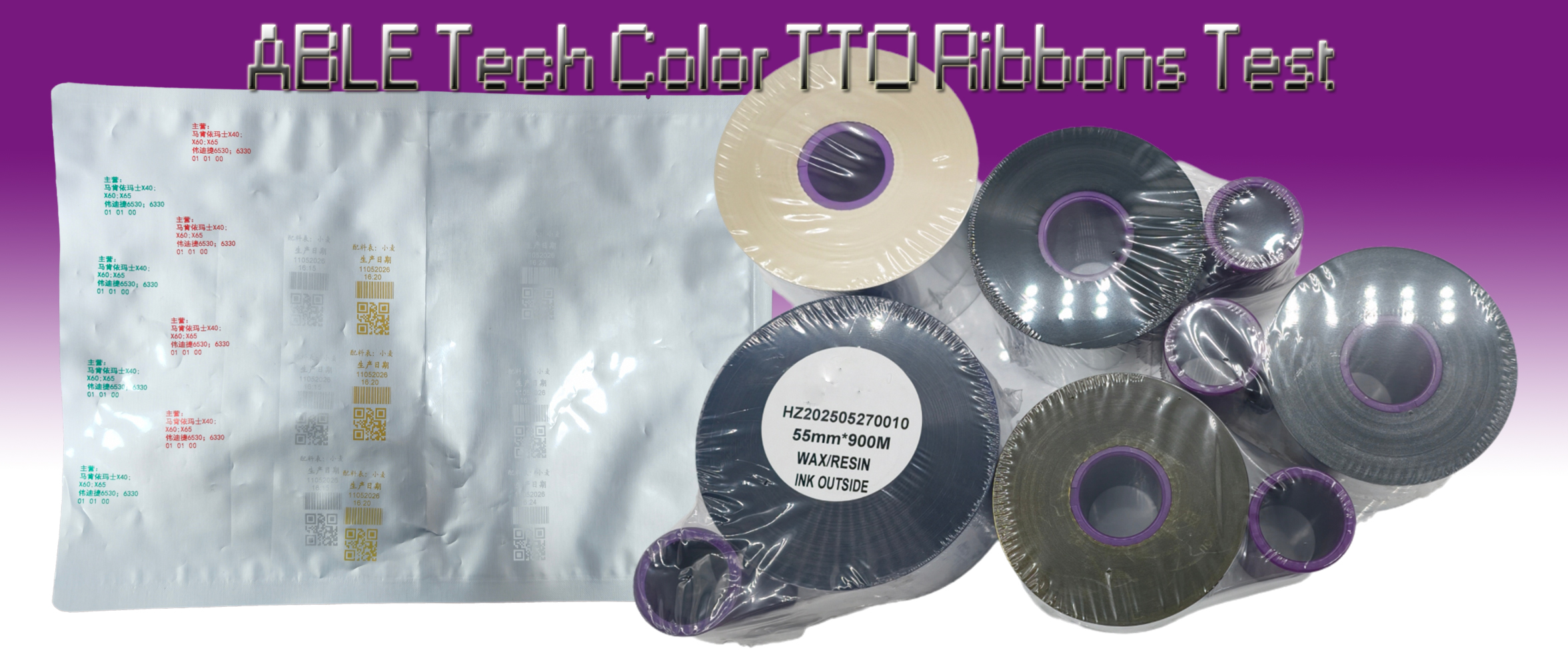 colored TTO thermal transfer ribbons becoming an essential choice for boosting productivity, controlling quality, and shaping the brand.